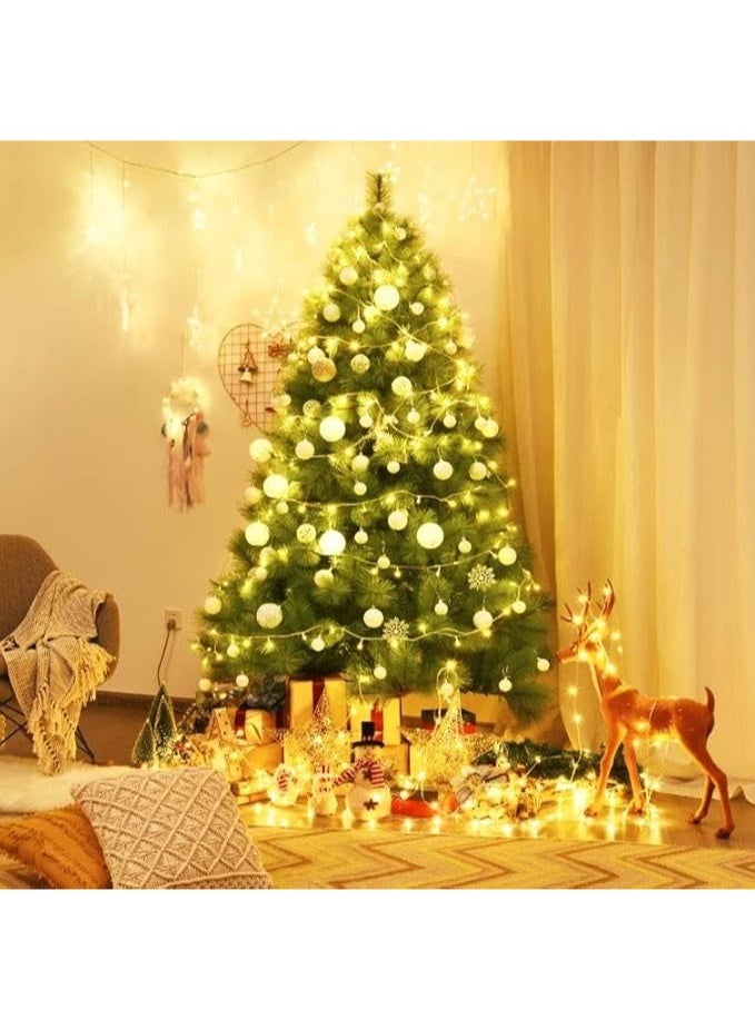 NIBEMINENT Christmas Tree,6FT Christmas Tree with Metal Stand, Aritificial Christmas Treefor Home, Office - Image 2
