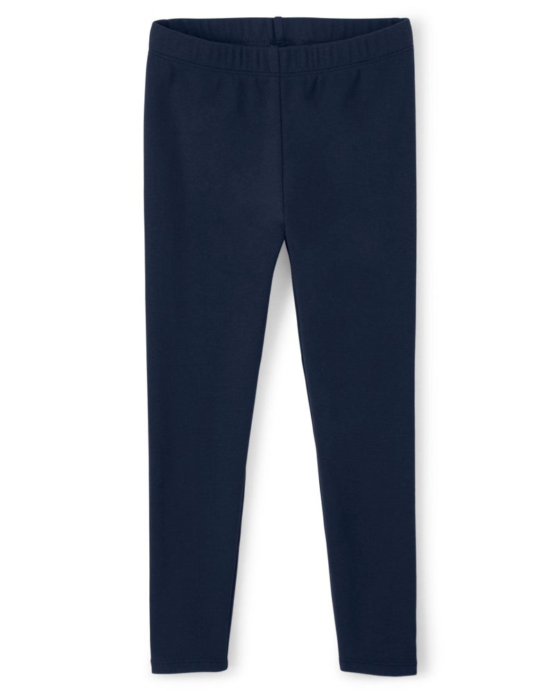 GYMBOREE جمبوري، بنطلونات للفتيات والأطفال، حزمة من 2 بلون Navy، 3 سنوات - Image 3