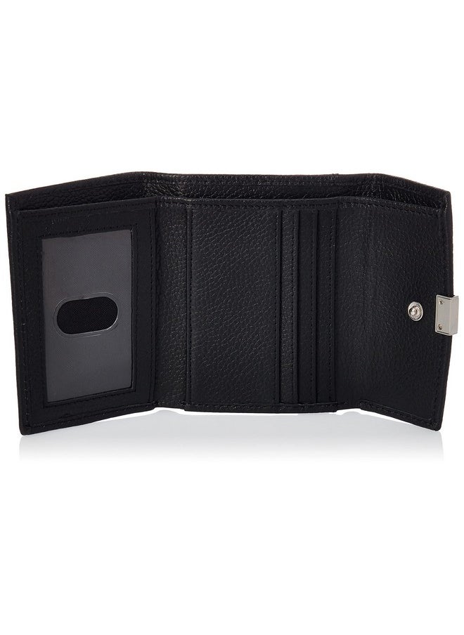 Timberland Womens Leather Rfid Small Indexer Snap Wallet Billfold Black One Size Us  - Image 5