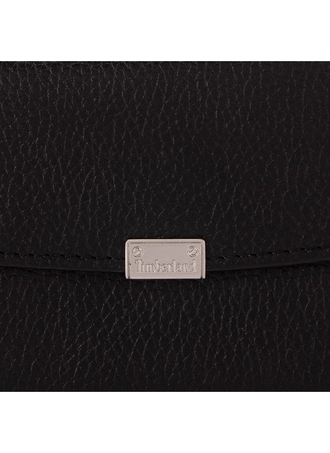 Timberland Womens Leather Rfid Small Indexer Snap Wallet Billfold Black One Size Us  - Image 3