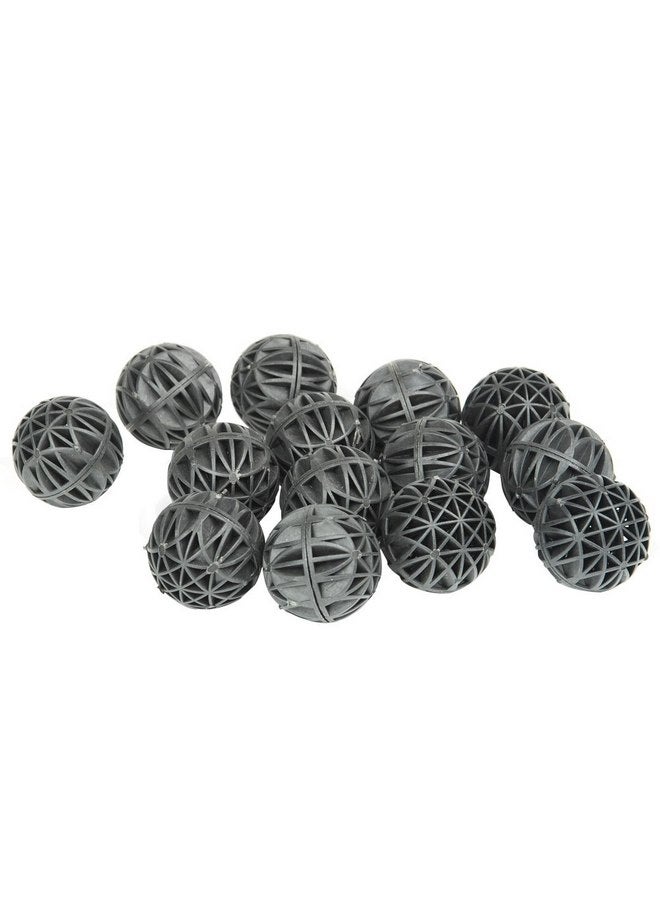 CNZ® 50pcs Black Aquarium Fish Tank Filter Bio-Balls Filtration Media, 1-inch (1-Pack) - Image 2