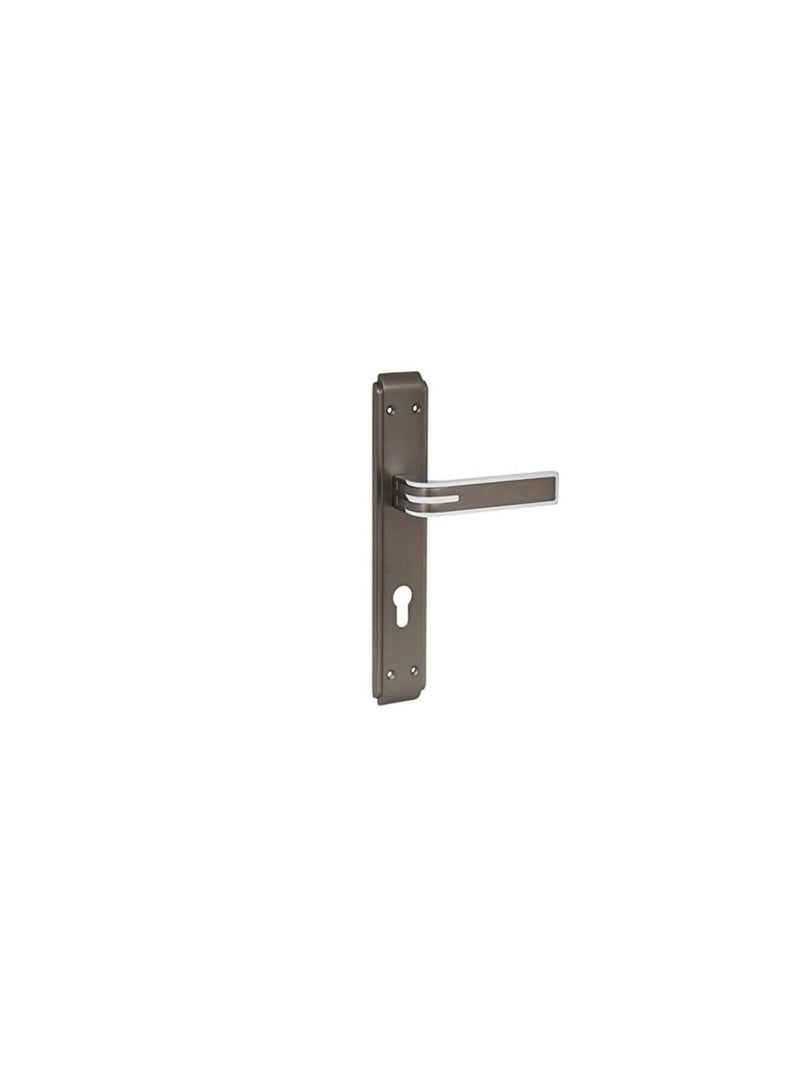 ROBUSTLINE Robustline Door Lockset (Handle and Lockbody) | 85MM Centre to Centre | Blackish Silver  - Image 2