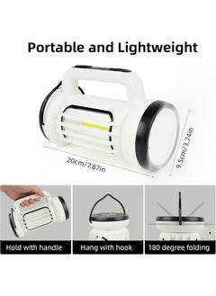 BLURISM BLURISM LED Large Flood Portable Light Emergency Tent Light Strong Light Searchlight Outdoor Emergency Lantern for Camping Hiking Outdoor Activities Portable Searchlight  - Image 2