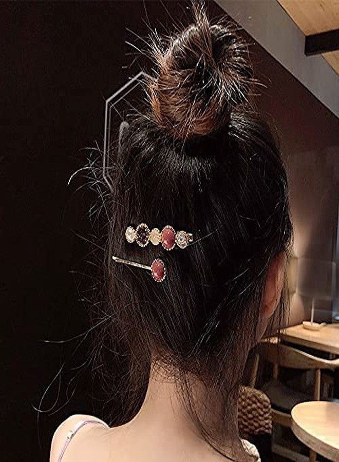 CALIST 8Pcs Macaron Hair Clip, Fashion Hair Accessories, Hair Pin, Hair Clip, Styling Hair Accessories For Women & Girls - Image 3