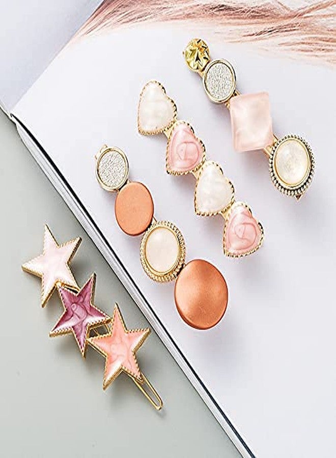 CALIST 8Pcs Macaron Hair Clip, Fashion Hair Accessories, Hair Pin, Hair Clip, Styling Hair Accessories For Women & Girls - Image 5
