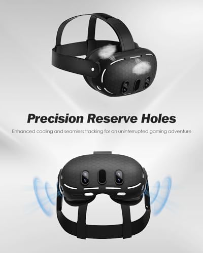 SUPERUS Silicone Head Strap & Protector Cover for Meta/Oculus Quest 3 Accessories - Latest All-in-One Design, Adjustable Lightweight Elite Strap Replacement Compatible with Meta/Oculus Quest 3 - Image 5