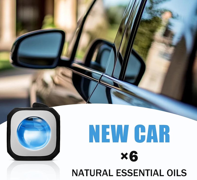 SCENTORINI Car Air Fresheners Vent Clip – 12 Pack Dual Scent Baby Powder & New Car - Image 4