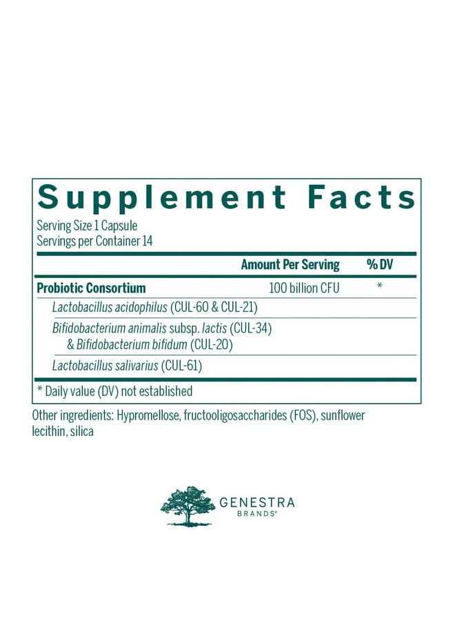 Genestra Brands HMF Replenish Capsules | Five Strains of Probiotics to Promote GI Health | 14 Capsules - Image 2