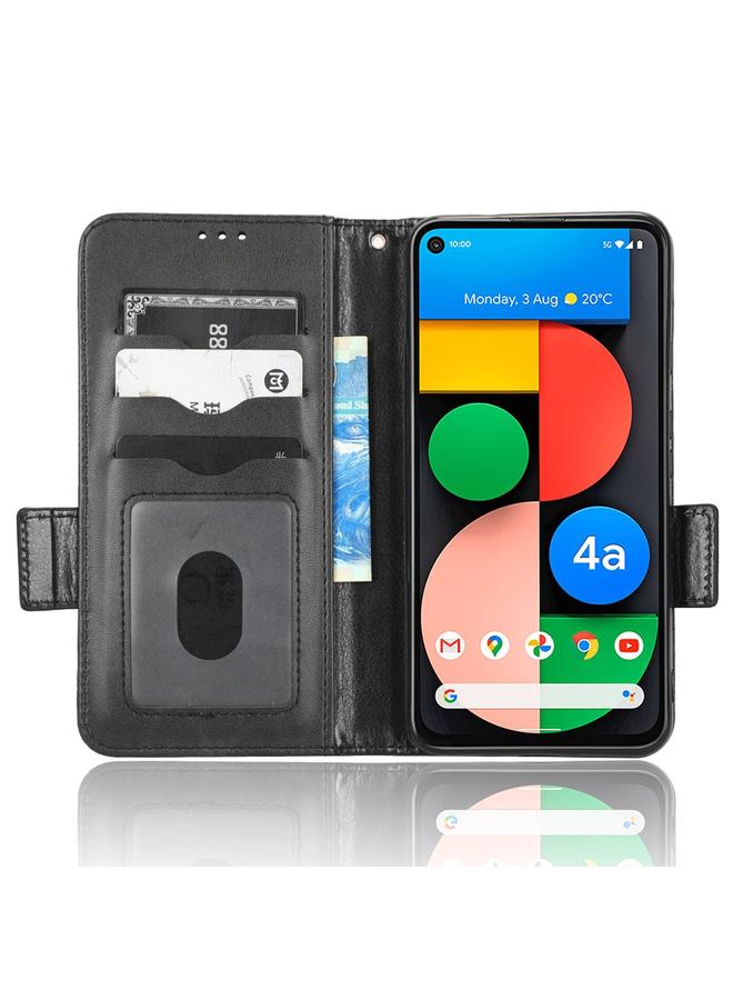 زبون جراب هاتف Google Pixel 4a 5G من الجلد بتصميم مثلث متماثل - Image 4