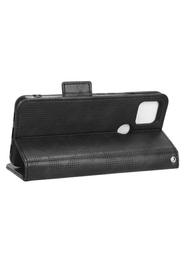 زبون جراب هاتف Google Pixel 4a 5G من الجلد بتصميم مثلث متماثل - Image 5