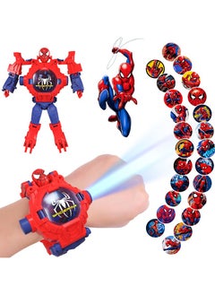SPIDERMAN Spider Man Projection Watch Light Up Toy Gift for Children 