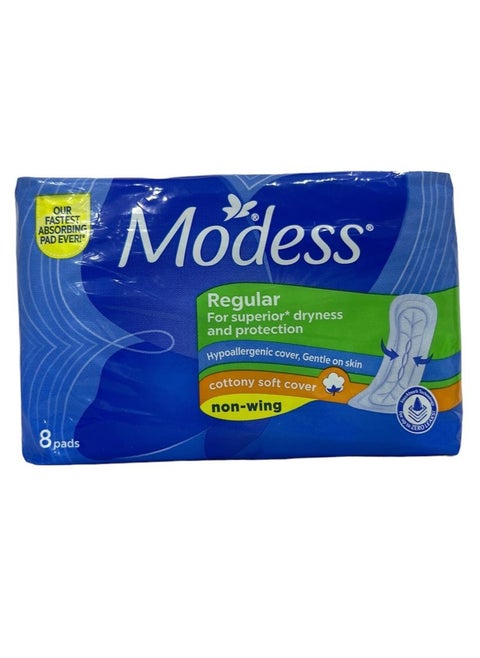 MODESS PAD NONWINGS 8pcs X 1