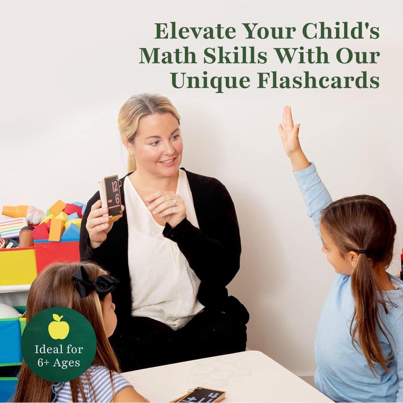 Star Right Subtraction Flashcards with 2 Metal Binder Rings  169 Self Checking Flashcards  for Ages 6 and Up - Image 3