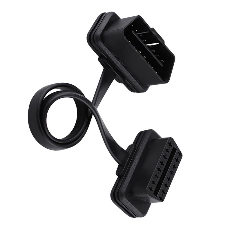 Car Auto 16 Pin Male to Female OBD2 Extension Cable Diagnostic Adapter 60cm/24inch Length - Image 3