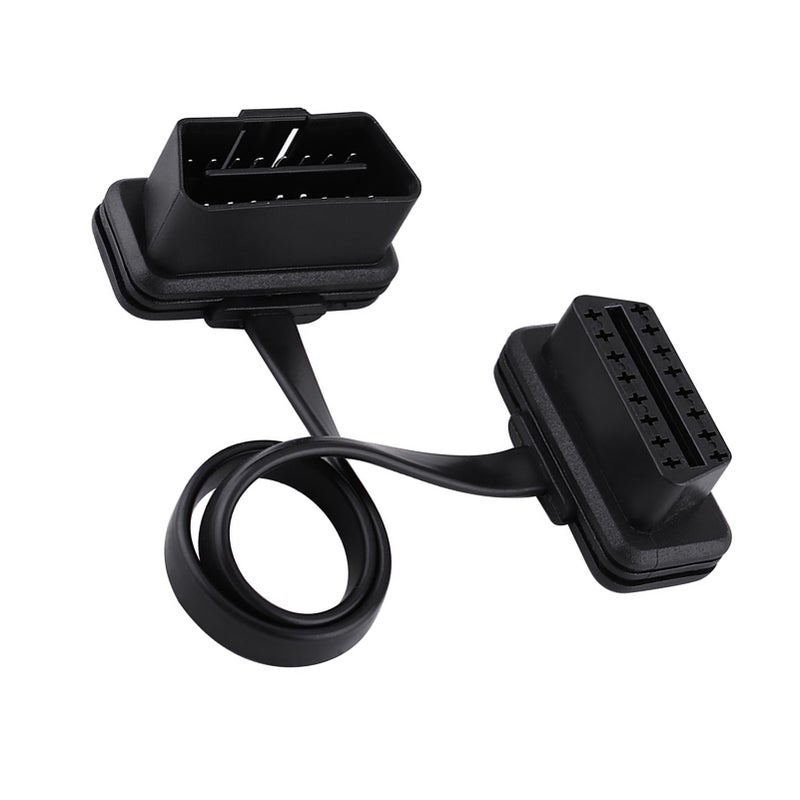 Car Auto 16 Pin Male to Female OBD2 Extension Cable Diagnostic Adapter 60cm/24inch Length - Image 2