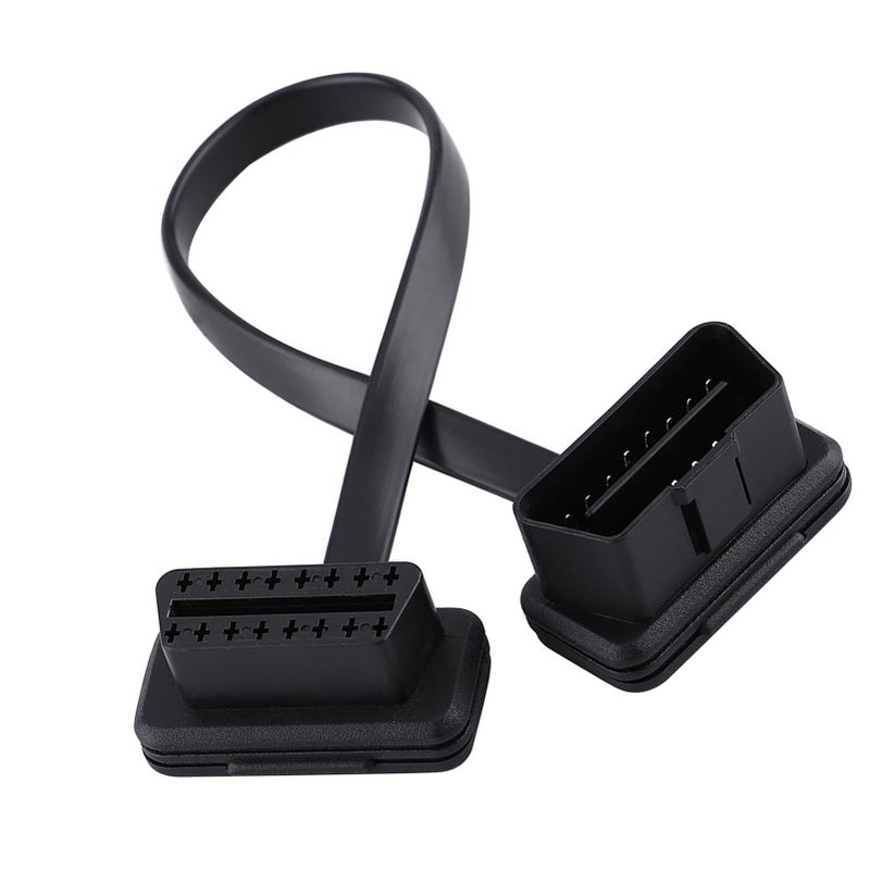 Car Auto 16 Pin Male to Female OBD2 Extension Cable Diagnostic Adapter 60cm/24inch Length - Image 1
