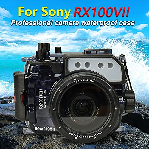HolaFoto Seafrogs Waterproof Housing Case for Sony RX100 VII M7 mark7 60m/195ft Diving Camera Protective Hard case for Underwater Photography Videography - Image 2