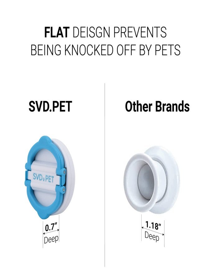 SVD.PET (4-Pack Pee Pad Magnetic Holder, Dog Potty Training Magnetic Holder, Strong Magnets with Easy-Lifted Handles, Perfect for Leg-Lifting Marking Dogs, Compatible with Any Size of Puppy Pee Pads - Image 4