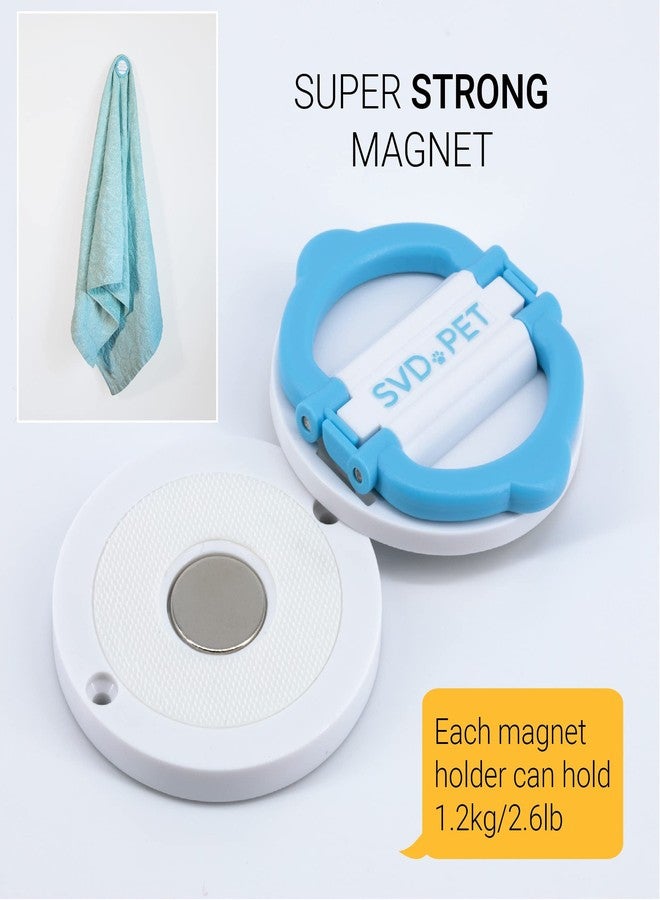 SVD.PET (4-Pack Pee Pad Magnetic Holder, Dog Potty Training Magnetic Holder, Strong Magnets with Easy-Lifted Handles, Perfect for Leg-Lifting Marking Dogs, Compatible with Any Size of Puppy Pee Pads - Image 2