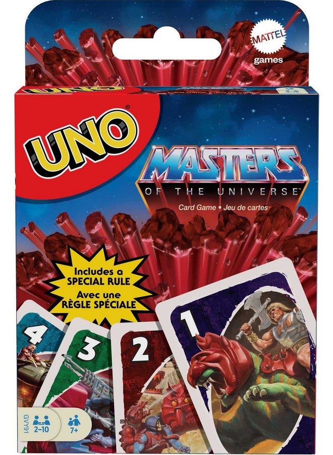 Mattel Games Uno Masters Of The Universe Card Game For Kids Adults And Game Night With Special Rule For 210 Players - Image 2