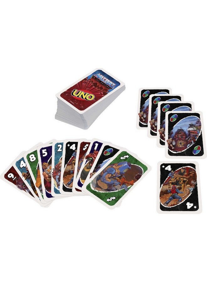 Mattel Games Uno Masters Of The Universe Card Game For Kids Adults And Game Night With Special Rule For 210 Players - Image 3