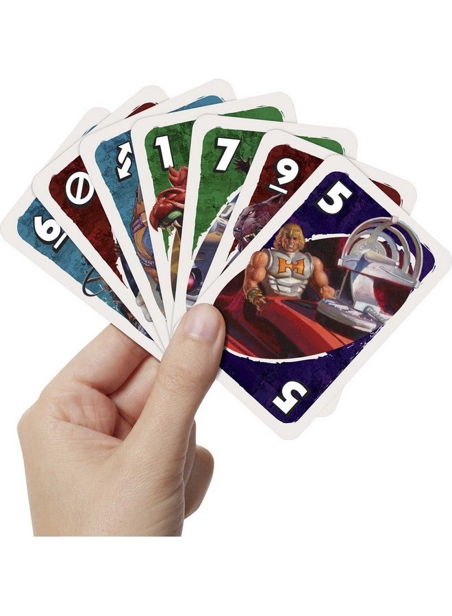 Mattel Games Uno Masters Of The Universe Card Game For Kids Adults And Game Night With Special Rule For 210 Players - Image 4