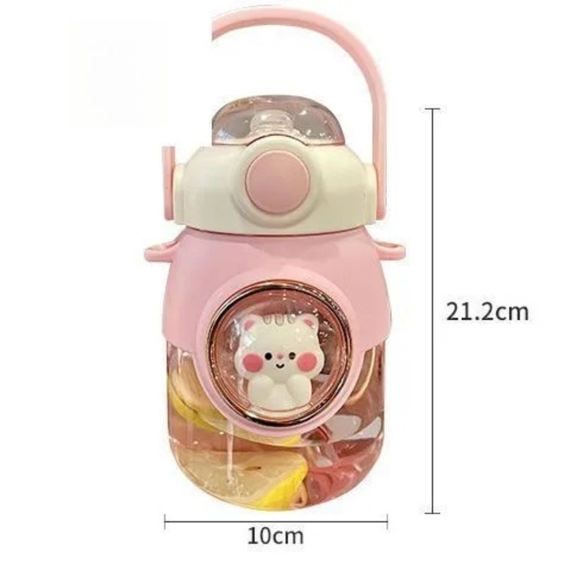 Kids Thermo Bottle with Button, 0.82L - Image 3
