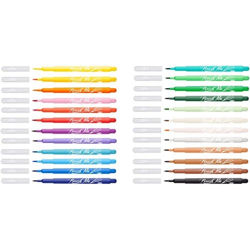 ICO Brushpen - Wallet of 24 Assorted Colours - Image 2
