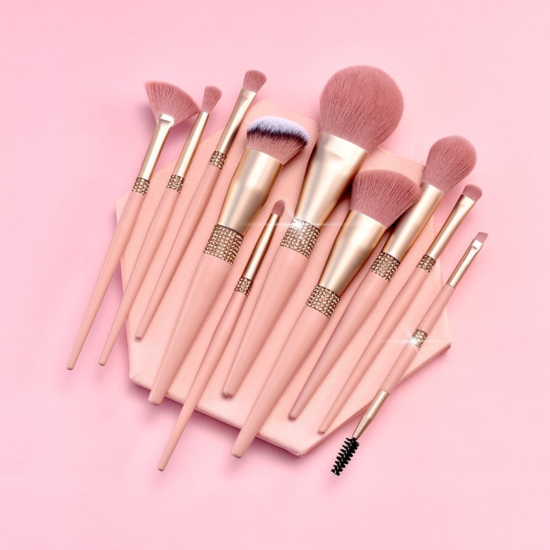 Single Makeup Brush Set Brilliant Queen Lychee Powder Advanced Soft-Bristled Eyeshadow Brush Foundation Blush Brush - Image 4