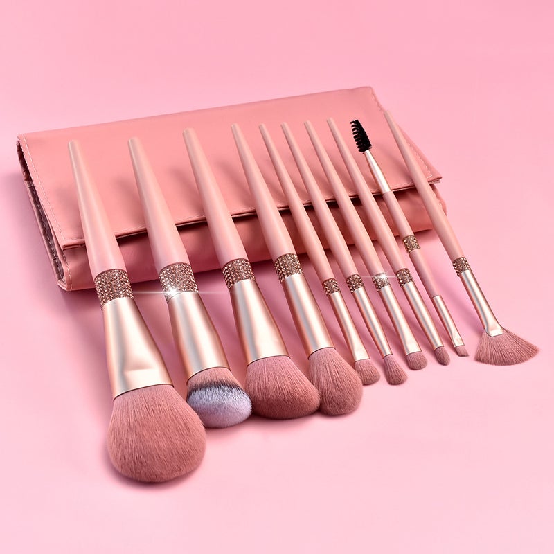 Single Makeup Brush Set Brilliant Queen Lychee Powder Advanced Soft-Bristled Eyeshadow Brush Foundation Blush Brush - Image 3