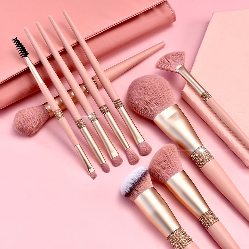 Single Makeup Brush Set Brilliant Queen Lychee Powder Advanced Soft-Bristled Eyeshadow Brush Foundation Blush Brush - Image 5