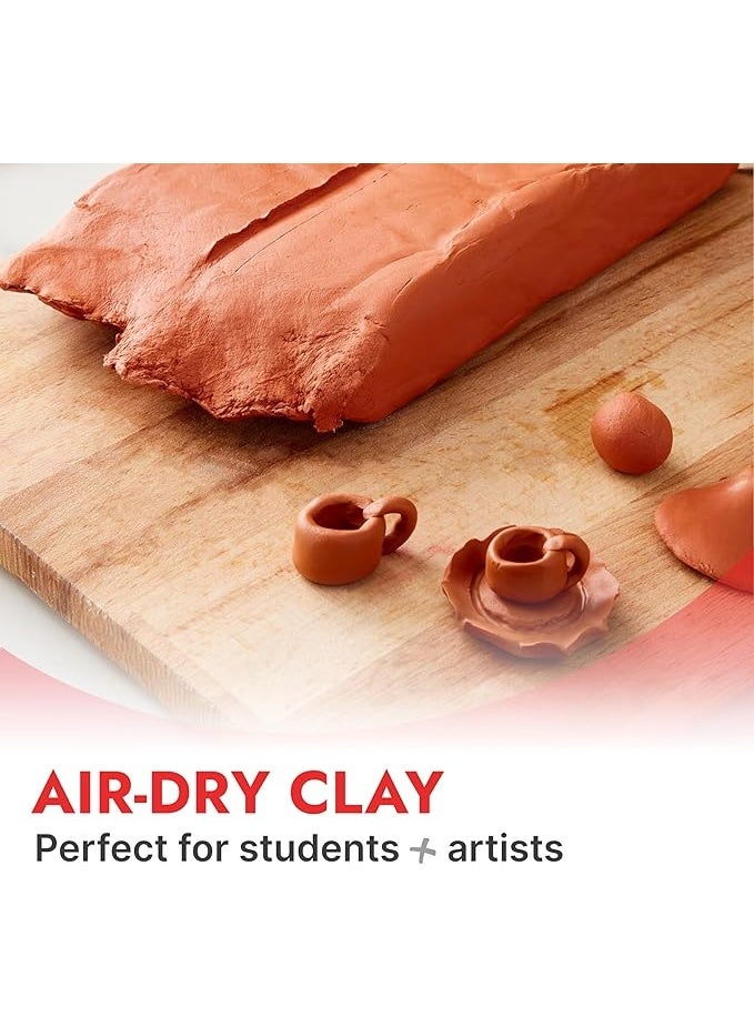 Das-Air Hardening Modelling Clay 1 kg Terracotta-387600 - Image 2