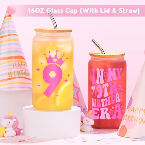 Launrada 9 Year Old Girl Birthday Gifts for 9 Years Old Girl Gift Trendy 9th Birthday Gifts for Girls Popular Stuff for Nine Year Olds Girls Age 9 Gift Basket Ideas Happy 9th Bday Decoration Present Box - Image 2