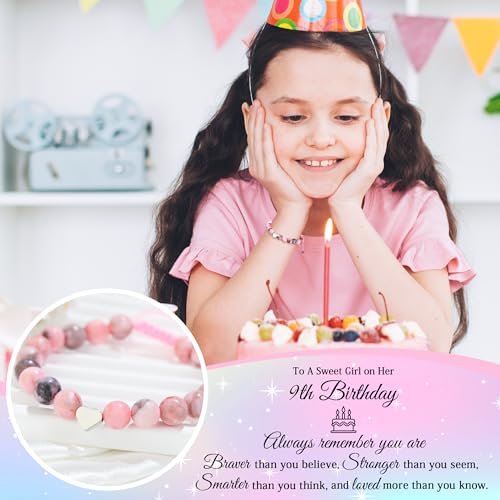 Launrada 9 Year Old Girl Birthday Gifts for 9 Years Old Girl Gift Trendy 9th Birthday Gifts for Girls Popular Stuff for Nine Year Olds Girls Age 9 Gift Basket Ideas Happy 9th Bday Decoration Present Box - Image 5