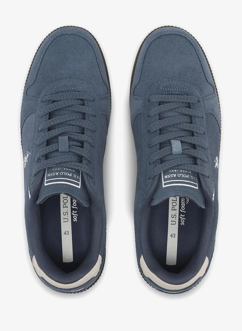 U.S. Polo Assn. Blue Perry S Men's Casual Walking Sneakers - Blue for Men | Best Price UAE