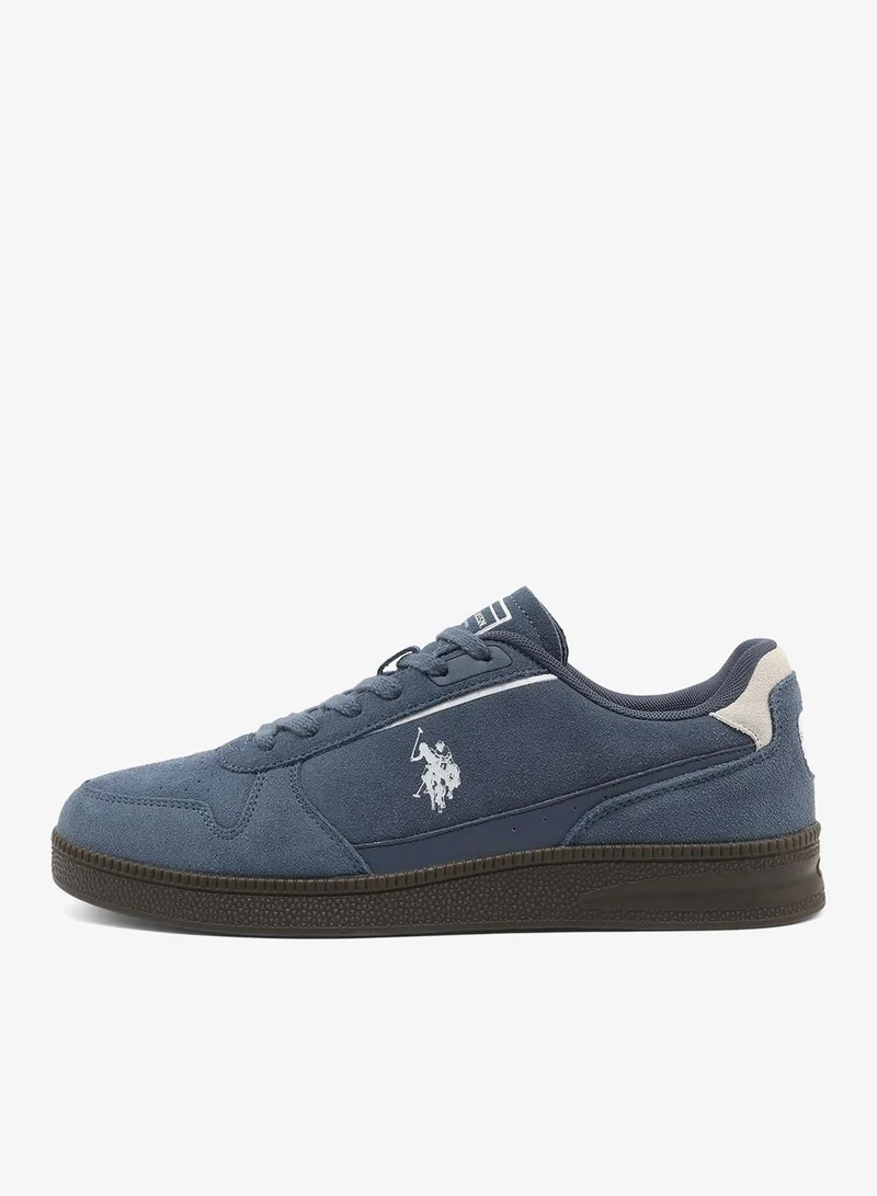 يو اس بولو اسن Perry S Men's Casual Walking Sneakers - Blue