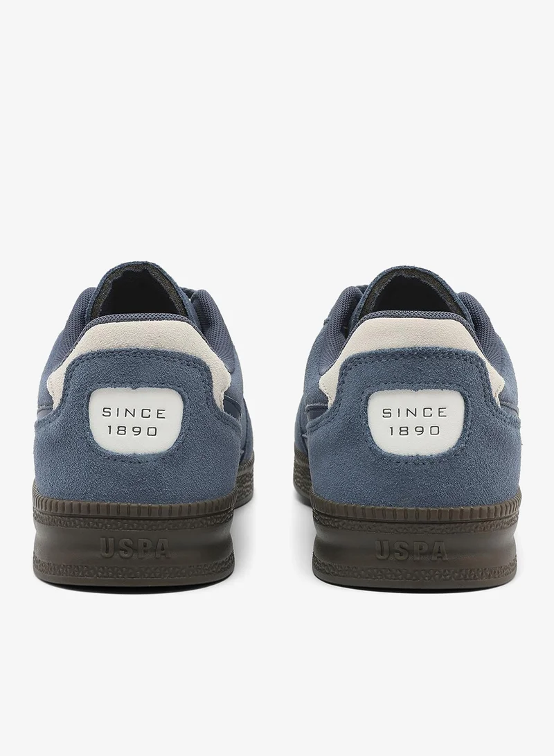 U.S. Polo Assn. Blue Perry S Men's Casual Walking Sneakers - Blue for Men | Best Price UAE
