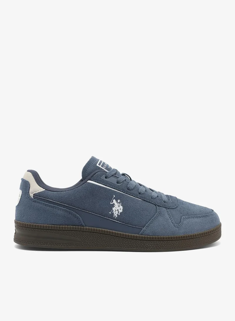يو اس بولو اسن Perry S Men's Casual Walking Sneakers - Blue