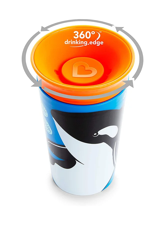 Munchkin Miracle 360 Wildlove Sippy Cup 9 Oz / 266 Ml Orca