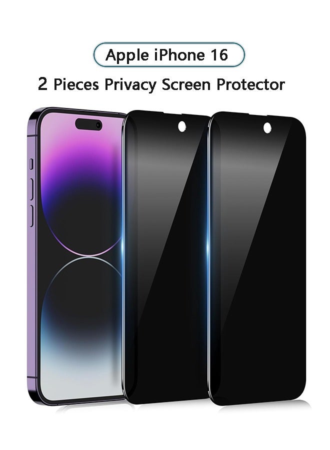 إكس ليفيل فون 16 الخصوصية شاشة التوقف تشديد الزجاج ، ومكافحة التجسس الخصوصية الشاشة ، متوافق مع هوية الوجه - Image 1