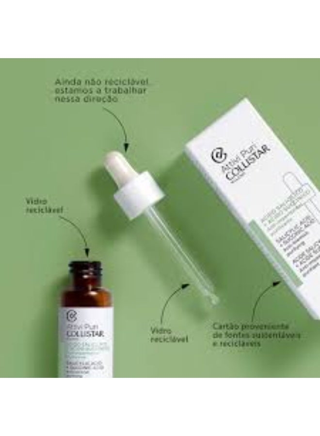 Collistar Pure Actives Salicylic Acid and Succinic Acid 30ml - Image 4