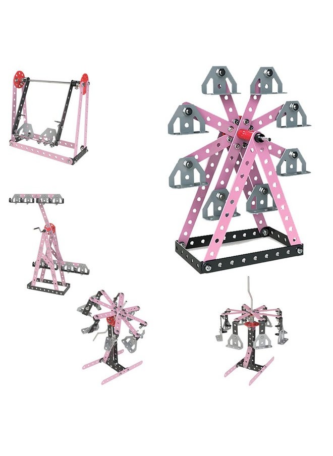 Mechanix Mechanix Zephyr Carnival,Building Blocks,Construction Set,for Girls 6 Yr+,Pink  - Image 2