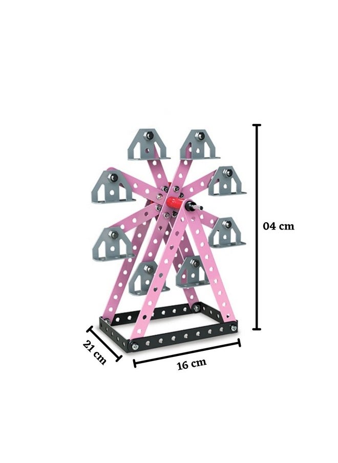 Mechanix Mechanix Zephyr Carnival,Building Blocks,Construction Set,for Girls 6 Yr+,Pink  - Image 3