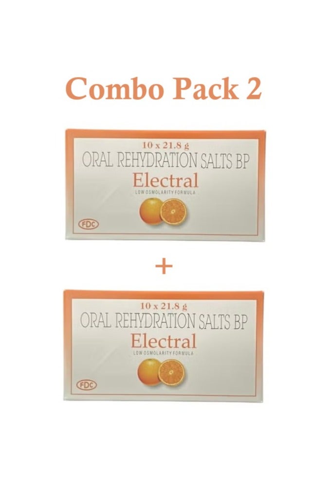 Electral Oral Rehydration Salts BP  10 x 21.8g  ( Combo Pack 2)