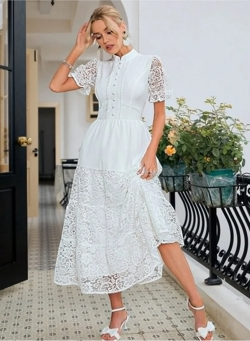 SIMPLEE Women's Summer Elegant DressLight & Comfortable Lightweight Cotton Blend Perfect for Outings
