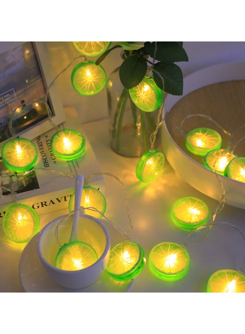 KUYING LED Lemon Shaped Light String  - Image 1
