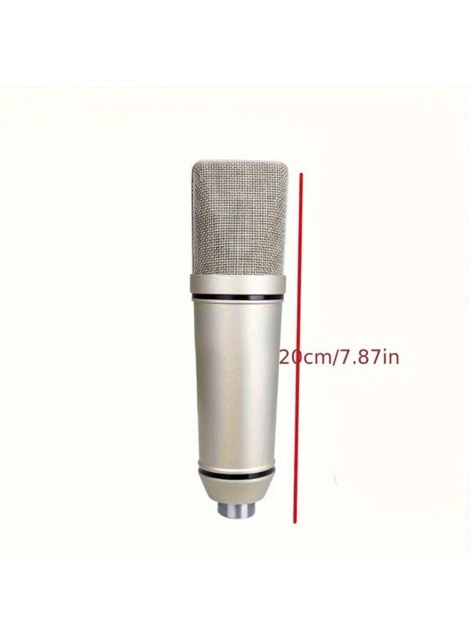 U87 Studio Condenser Microphone Set For Recording Live Streaming And Singing - Image 4