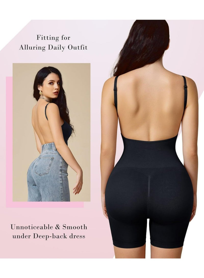 يوجي النساء كامل الجسم يوميا رفع كورسيتات Bustier الخصر مدرب Shapewear، النساء الخصر مدرب كورسيت البطن التحكم Shapewear والأحزام القابلة للتعديل الخصر Cincher دبابة أعلى (L) - Image 2