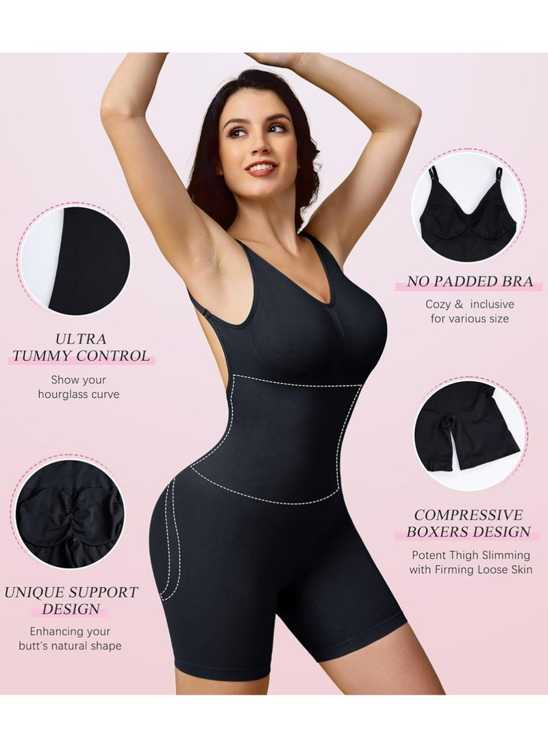 يوجي النساء كامل الجسم يوميا رفع كورسيتات Bustier الخصر مدرب Shapewear، النساء الخصر مدرب كورسيت البطن التحكم Shapewear والأحزام القابلة للتعديل الخصر Cincher دبابة أعلى (L) - Image 4
