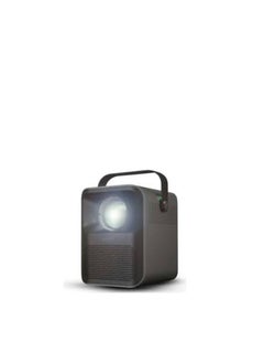 TechFort Porodo Lifestyle Full HD Portable Projector 2600mAh Compatible with Android Operating System & Built-in Applications | Up to 100 inch Display | Wireless Mirroring | RAM 1GB DDR3 - Black 